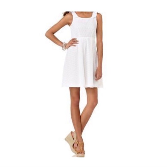 Nine West Dresses & Skirts - NINE WEST — Ruffle Neck Pleated Flare Dress